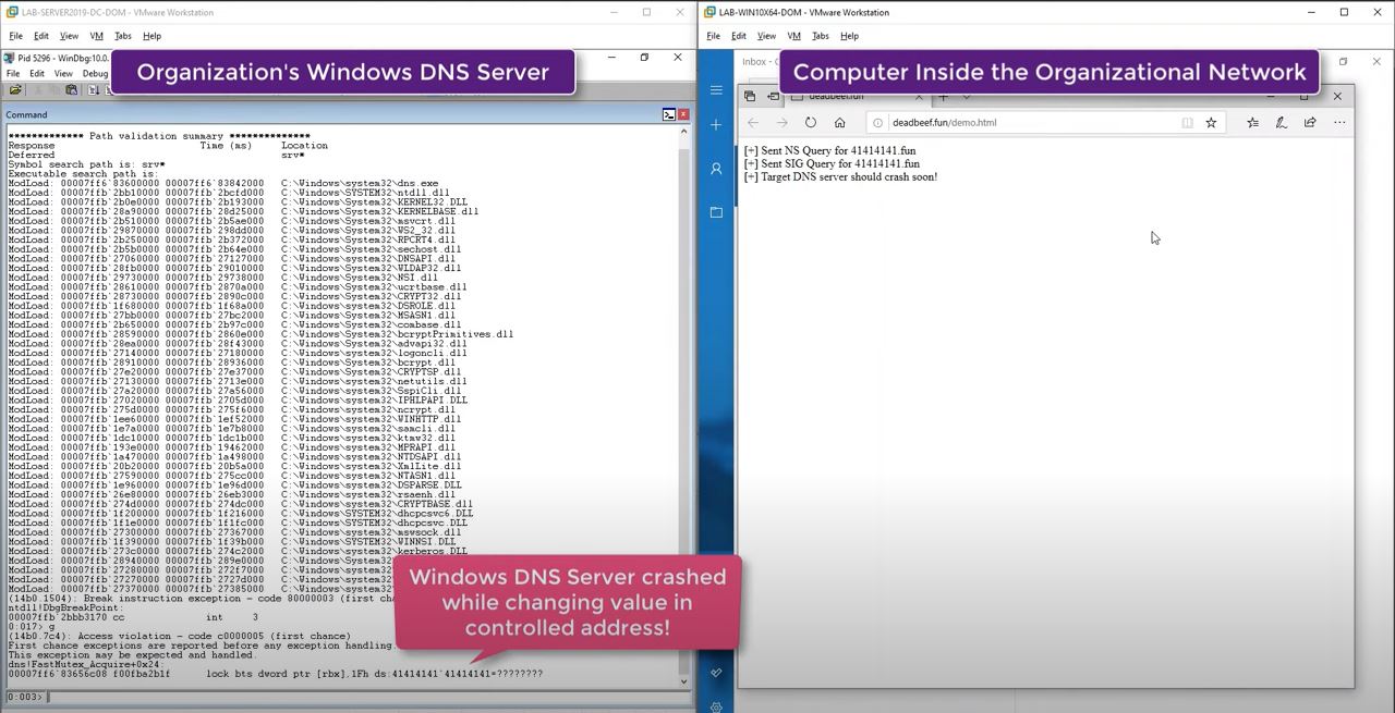 Automatically Discover, Prioritize and Remediate Windows DNS -  vulnerability database